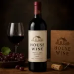 Botella de Vino de la Casa