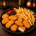Nuggets de Pollo con Patatas Fritas
