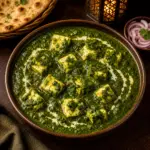Queso Paneer con Espinacas