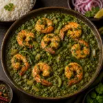 Gambas con Espinacas
